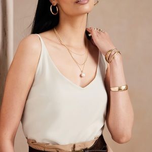 NWT Banana Republic Factory classic camisole size L